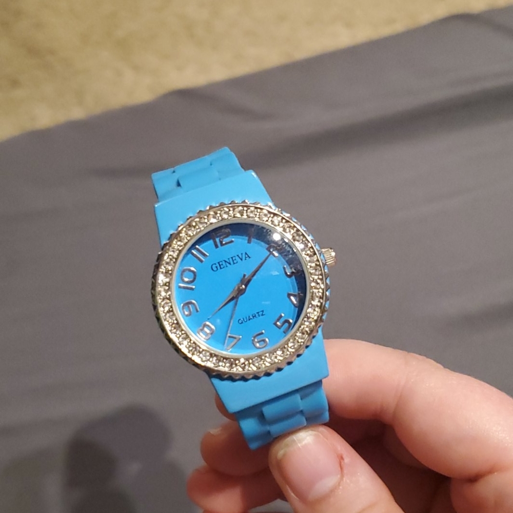Blue Geneva Watch